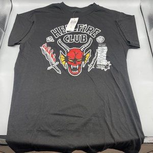 Stranger Things T-Shirt Hellfire Club Mens SMALL